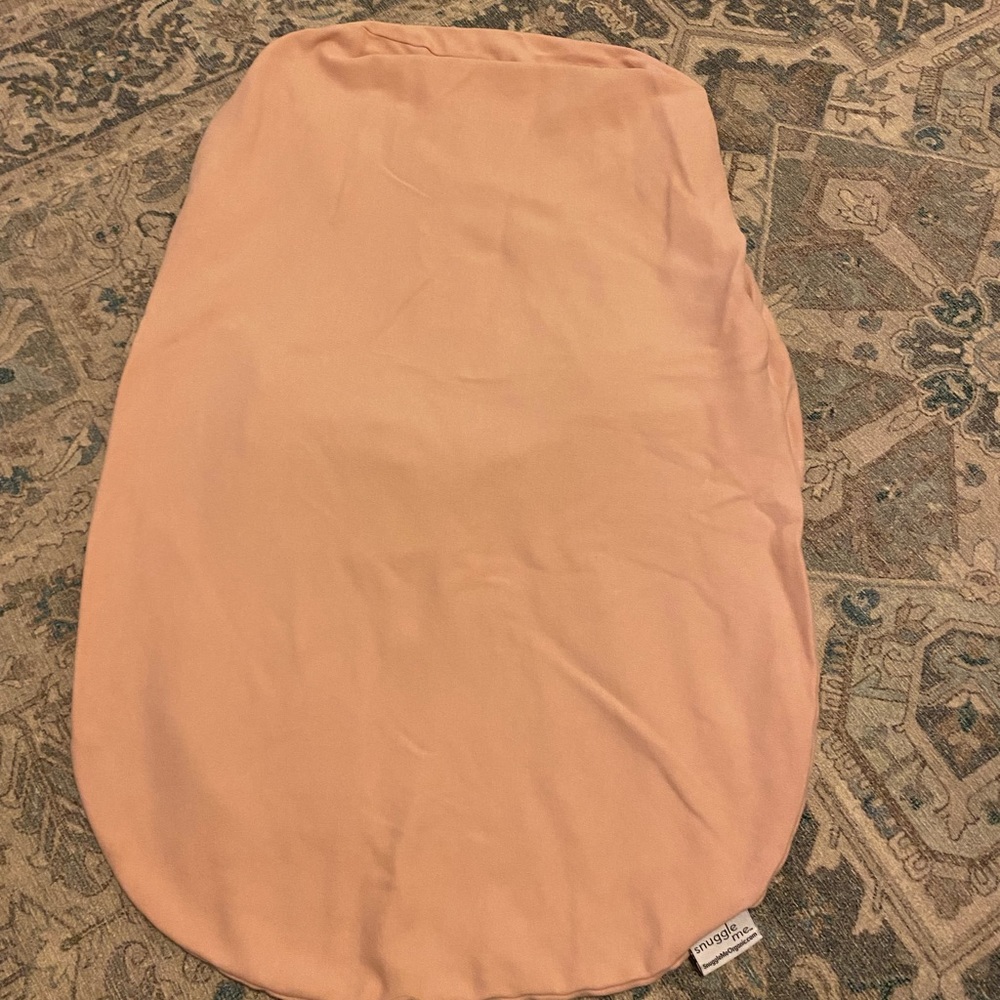 Snuggle Me Organic Infant Lounger cover Pink